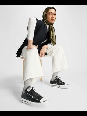 Converse CTAS Cruise Ox Shoe Box Label - Black/White SZ 6.5